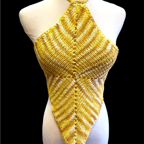 Homemade Knitted Tank Top - Picture 1 of 2